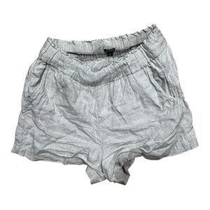 J.Crew Linen Shorts Cream Women’s Size XS Pull On Draw String Flowy